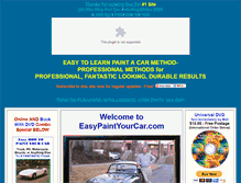 Tablet Screenshot of easypaintyourcar.com